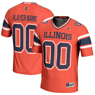 Illinois Fighting Illini GameDay Greats NIL Pick-A-Player Football Jersey - Orange