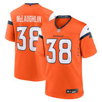 Denver Broncos Jaleel McLaughlin Orange jersey – view 1