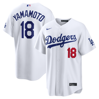 Los Angeles Dodgers Yoshinobu Yamamoto White jersey – view 1