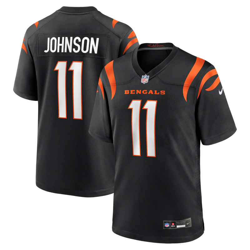 Cincinnati Bengals Josh Johnson Black jersey – view 1