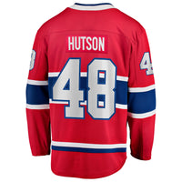 Montreal Canadiens Lane Hutson Red jersey – view 4