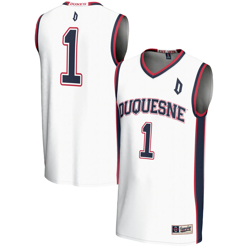 Duquesne Dukes White jersey – view 1