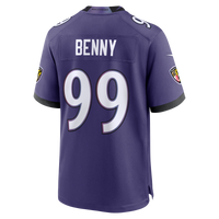 Baltimore Ravens Rayshaun Benny Purple jersey – view 4
