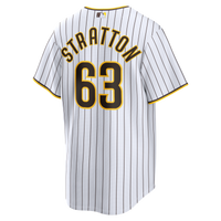 San Diego Padres Hunter Stratton White jersey – view 6