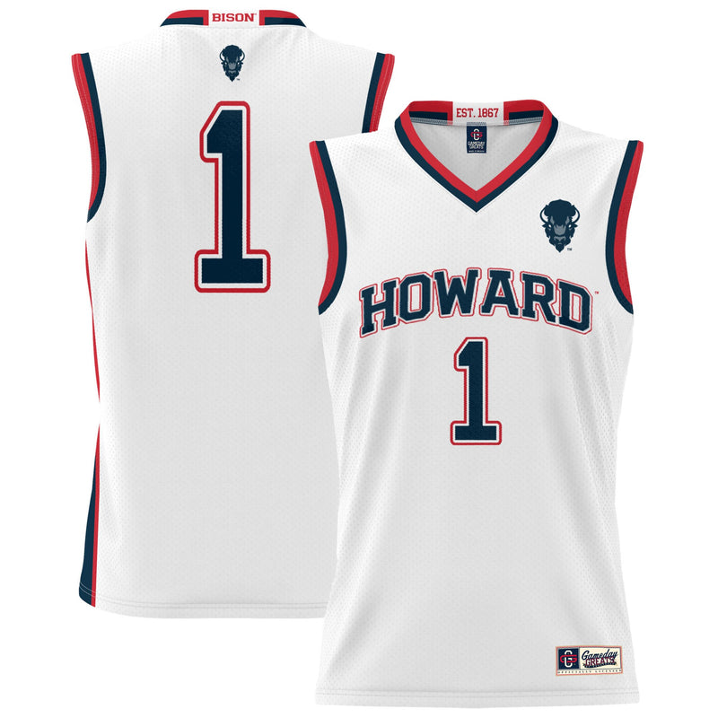Howard Bison Lightweight White jersey – view 1