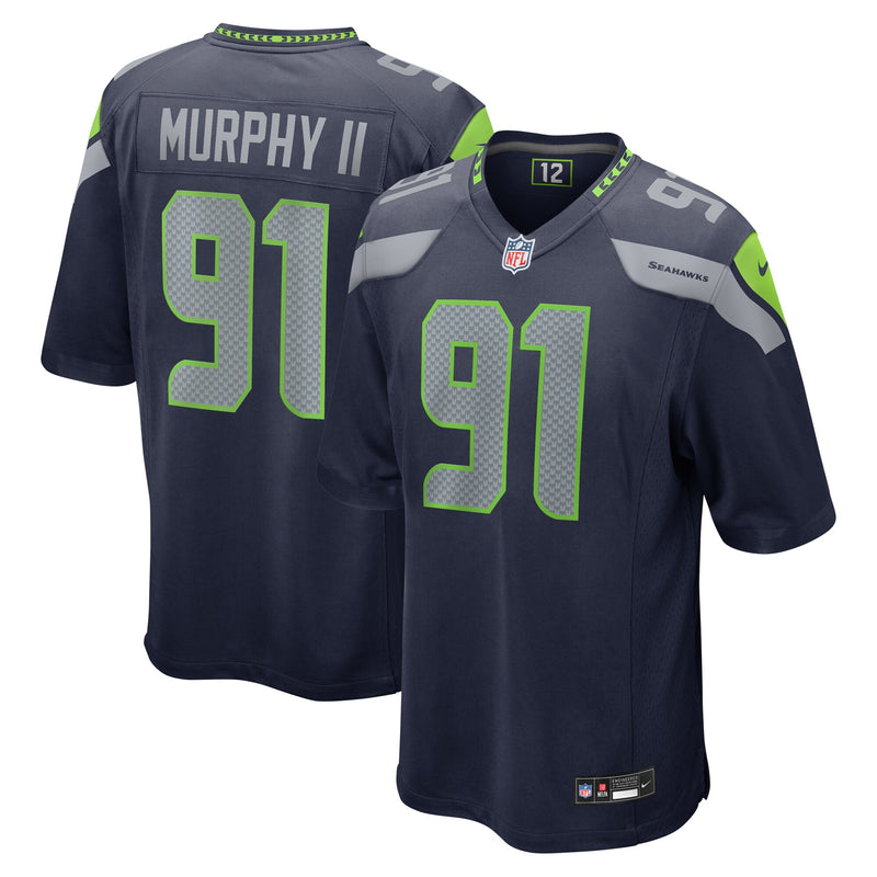 Seattle Seahawks Byron Murphy II Navy jersey – view 1
