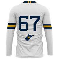 West Virginia Mountaineers Lightweight White jersey – view 4