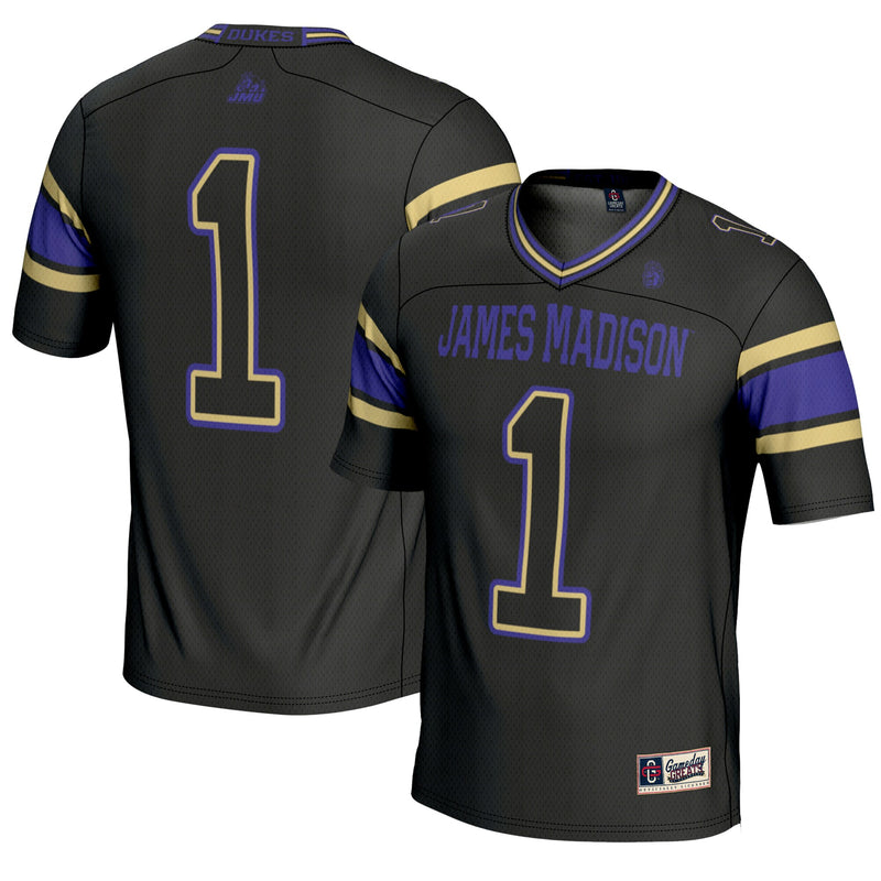 James Madison Dukes Black jersey – view 1