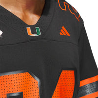 adidas Miami Hurricanes Black jersey – view 6