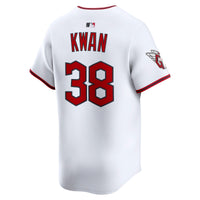 Cleveland Guardians Steven Kwan White jersey – view 4