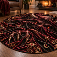 Crimson Veil - Horned Apparition Round Floor Composition - main