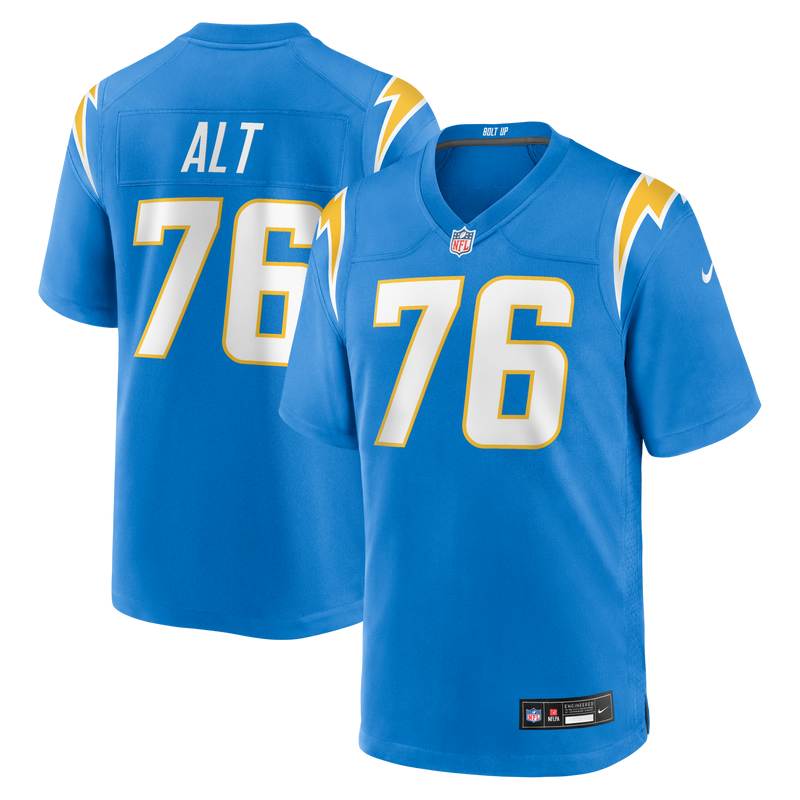 Los Angeles Chargers Joe Alt jersey – view 1