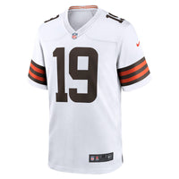 Cleveland Browns Bernie Kosar White jersey – view 3