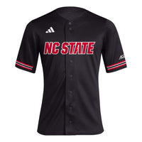 NC State Wolfpack adidas Black jersey – view 3