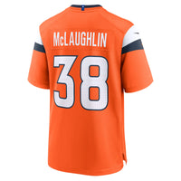 Denver Broncos Jaleel McLaughlin Orange jersey – view 3
