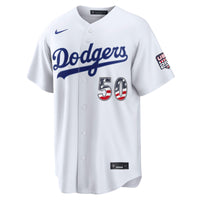 Los Angeles Dodgers White jersey – view 3