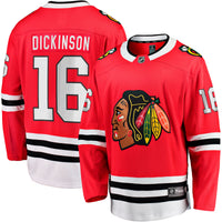 Chicago Blackhawks Jason Dickinson Red jersey – view 2