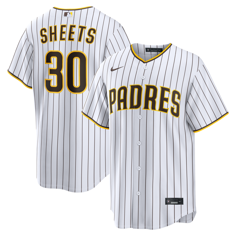 San Diego Padres Gavin Sheets White jersey – view 1