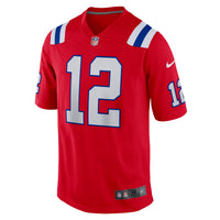 New England Patriots Tom Brady Red jersey – view 3