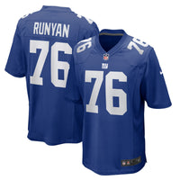New York Giants Jon Runyan Royal jersey – view 1