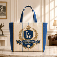LAD Heritage Crest - Cream, Royal Blue and Gold Tote - main