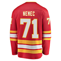 Calgary Flames Simon Nemec Red jersey – view 4