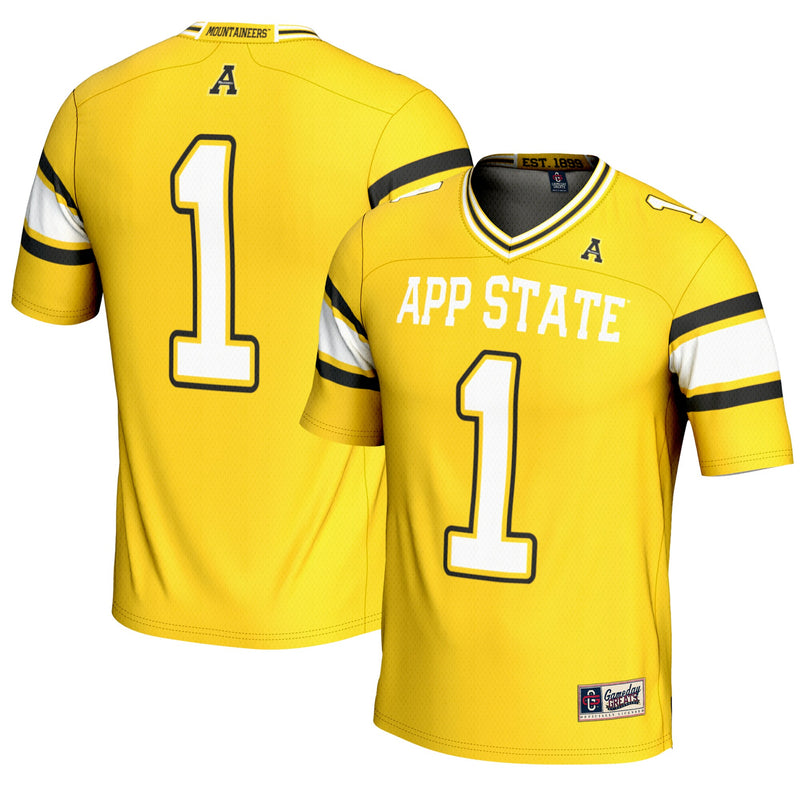 Appalachian State Mountaineers Gold jersey – view 1