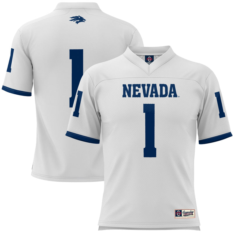 Nevada Wolf Pack White jersey – view 1