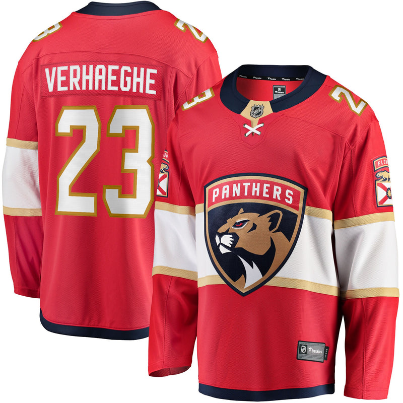 Florida Panthers Carter Verhaeghe Red jersey – view 1