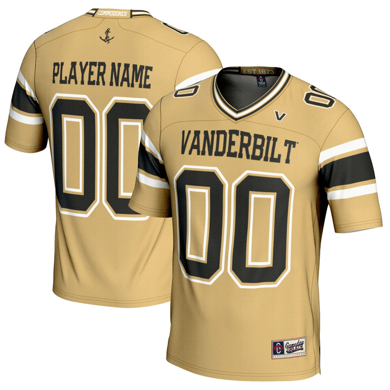 Vanderbilt Commodores GameDay Greats Gold jersey – view 1