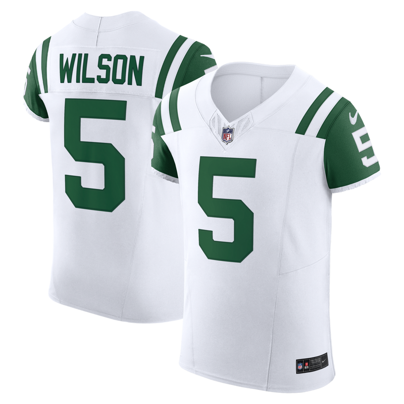 New York Jets Garrett Wilson White jersey – view 1
