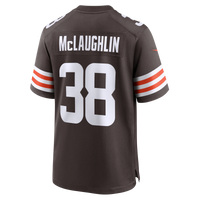 Cleveland Browns Jaleel McLaughlin Brown jersey – view 6