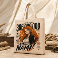 Dead or Alive - Nami, Bounty Poster Graphic in Rust and Ink - main