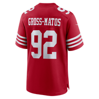 San Francisco 49ers Yetur Gross-Matos Scarlet jersey – view 3