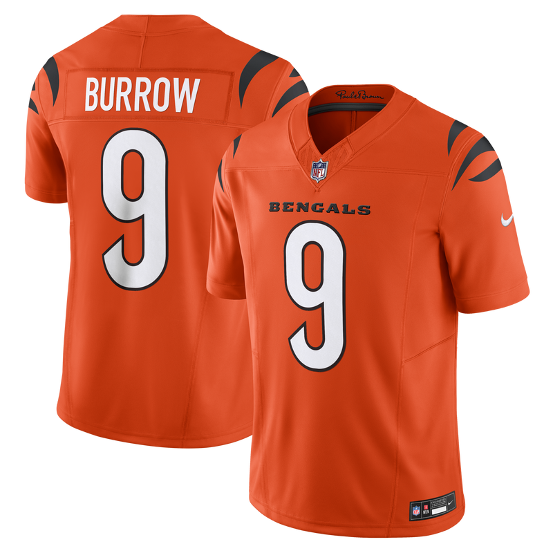 Cincinnati Bengals Joe Burrow Orange jersey – view 1