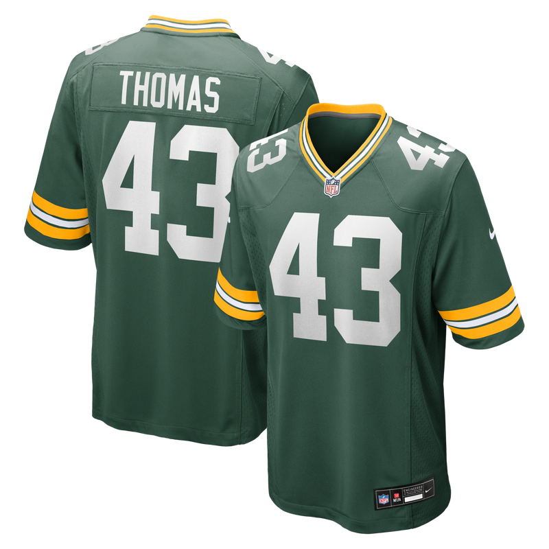 Green Bay Packers Kiondre Thomas Green jersey – view 1