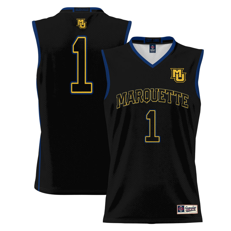 Marquette Golden Eagles Black jersey – view 1