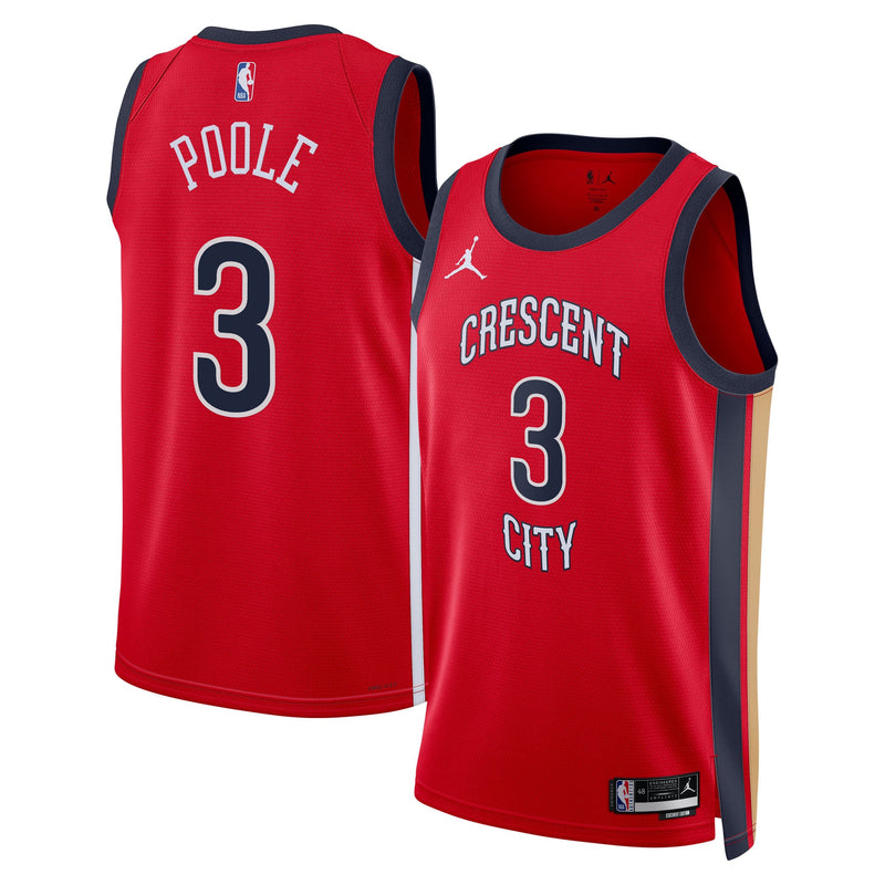 New Orleans Pelicans Jordan Poole - Red jersey – view 1