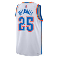 Oklahoma City Thunder Ajay Mitchell - White jersey – view 4