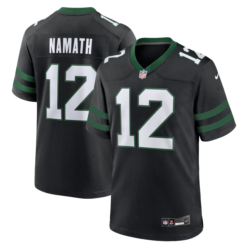 New York Jets Joe Namath Black jersey – view 1