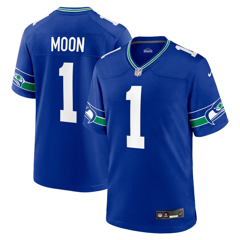 Seattle Seahawks Warren Moon Royal jersey – view 1