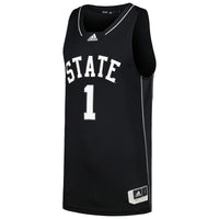 adidas Mississippi State Bulldogs Swingman Black jersey – view 3