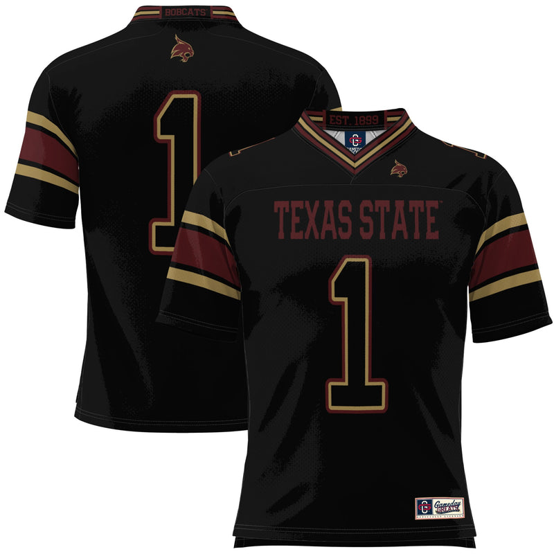 Texas State Bobcats Black jersey – view 1