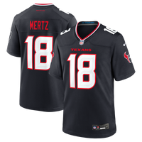 Houston Texans Graham Mertz Navy jersey – view 1
