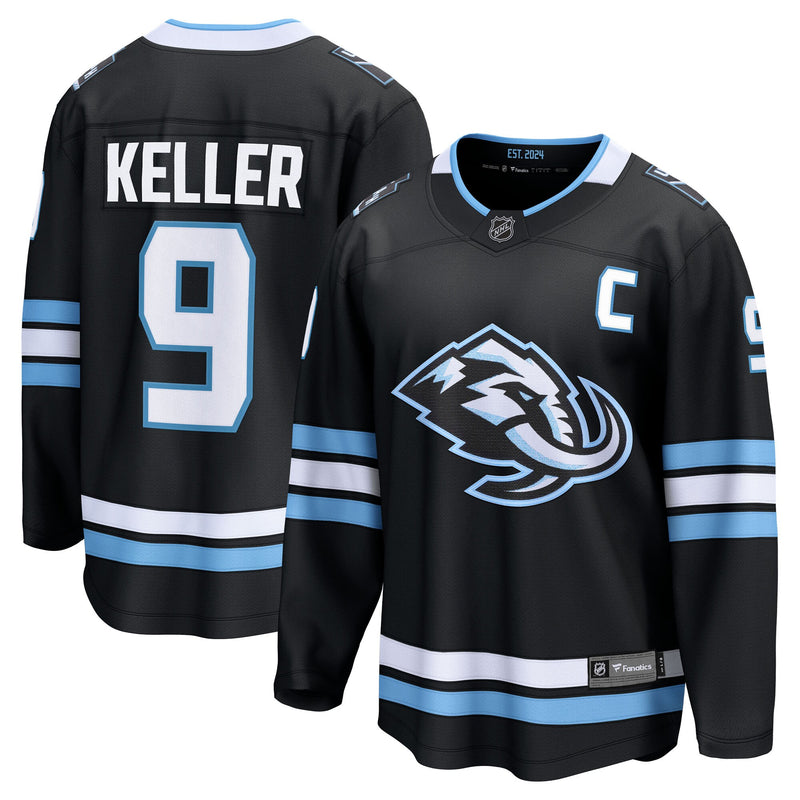 Utah Mammoth Clayton Keller Black jersey – view 1