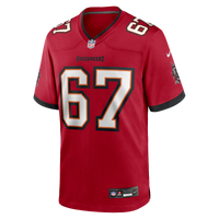 Tampa Bay Buccaneers Luke Goedeke Red jersey – view 2