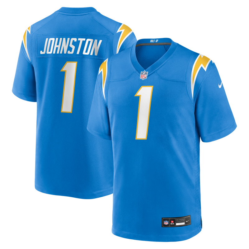 Los Angeles Chargers Quentin Johnston jersey – view 1