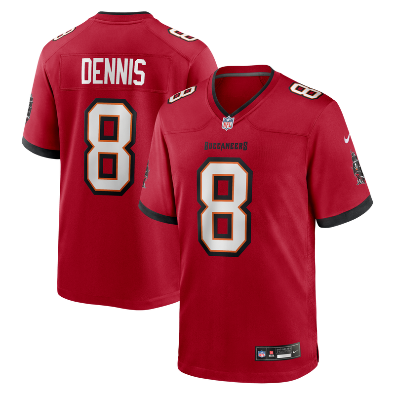Tampa Bay Buccaneers SirVocea Dennis Red jersey – view 1