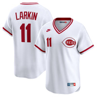 Cincinnati Reds Barry Larkin White jersey – view 1
