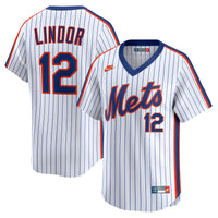 New York Mets Francisco Lindor White jersey – view 2